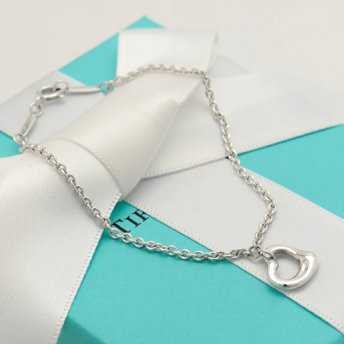 TIFFANY&Co. オープンハート エルサペレッティ ブレスレット AG925