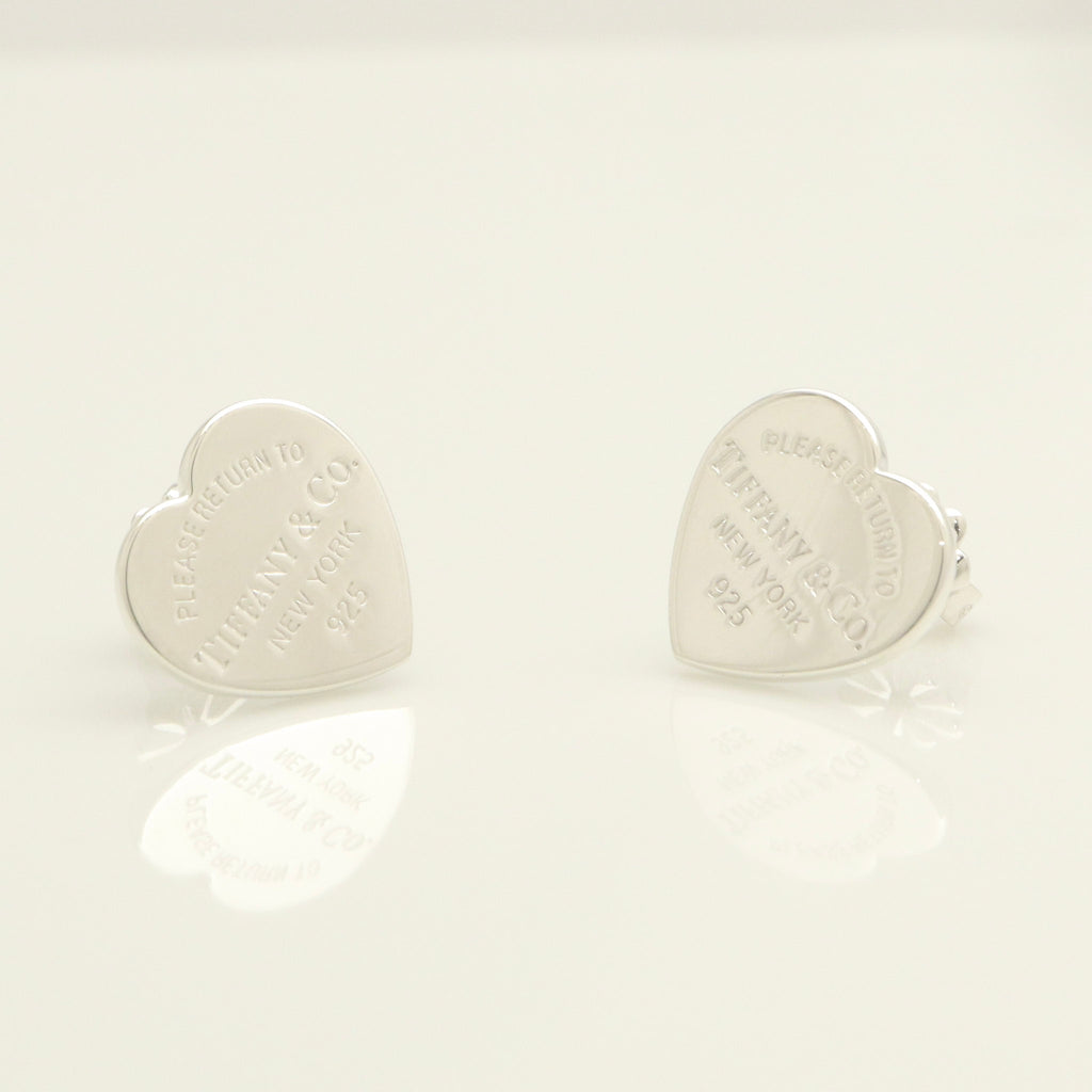 TIFFANY&Co. リターントゥ ティファニー ハート タグ スタッド ピアス AG925