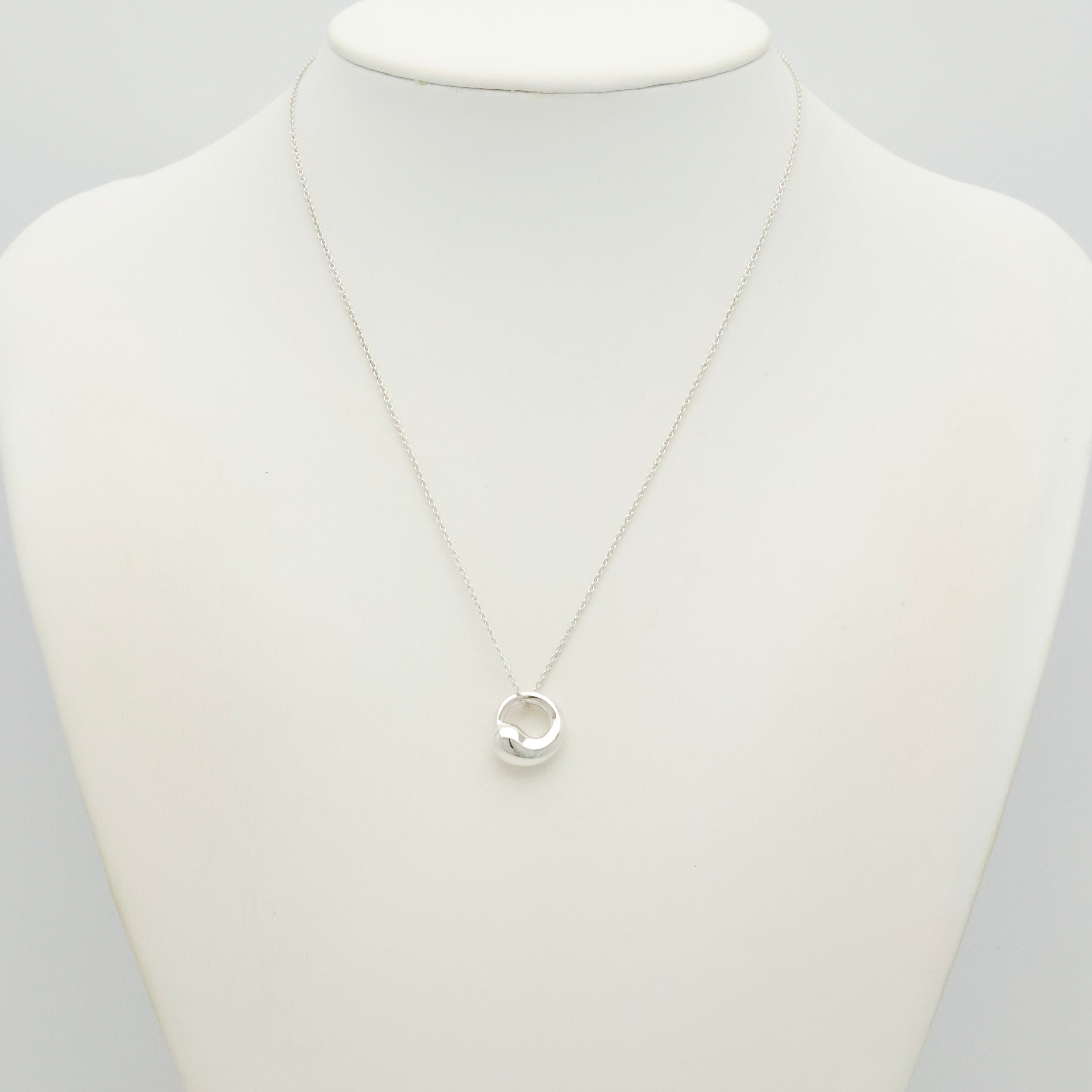 TIFFANY&Co. エターナル サークル エルサペレッティ ネックレス AG925