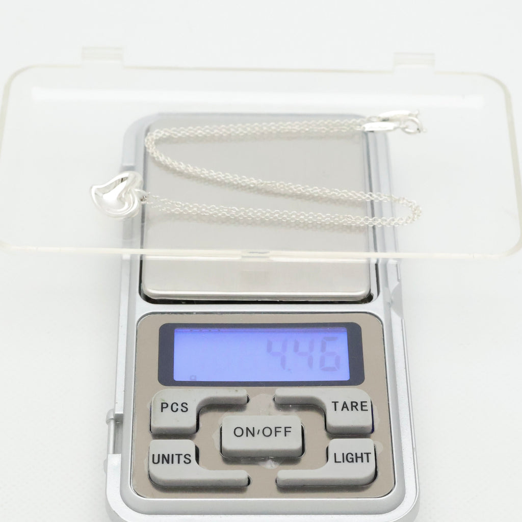 TIFFANY&Co. カーブド ハート エルサペレッティ ネックレス AG925