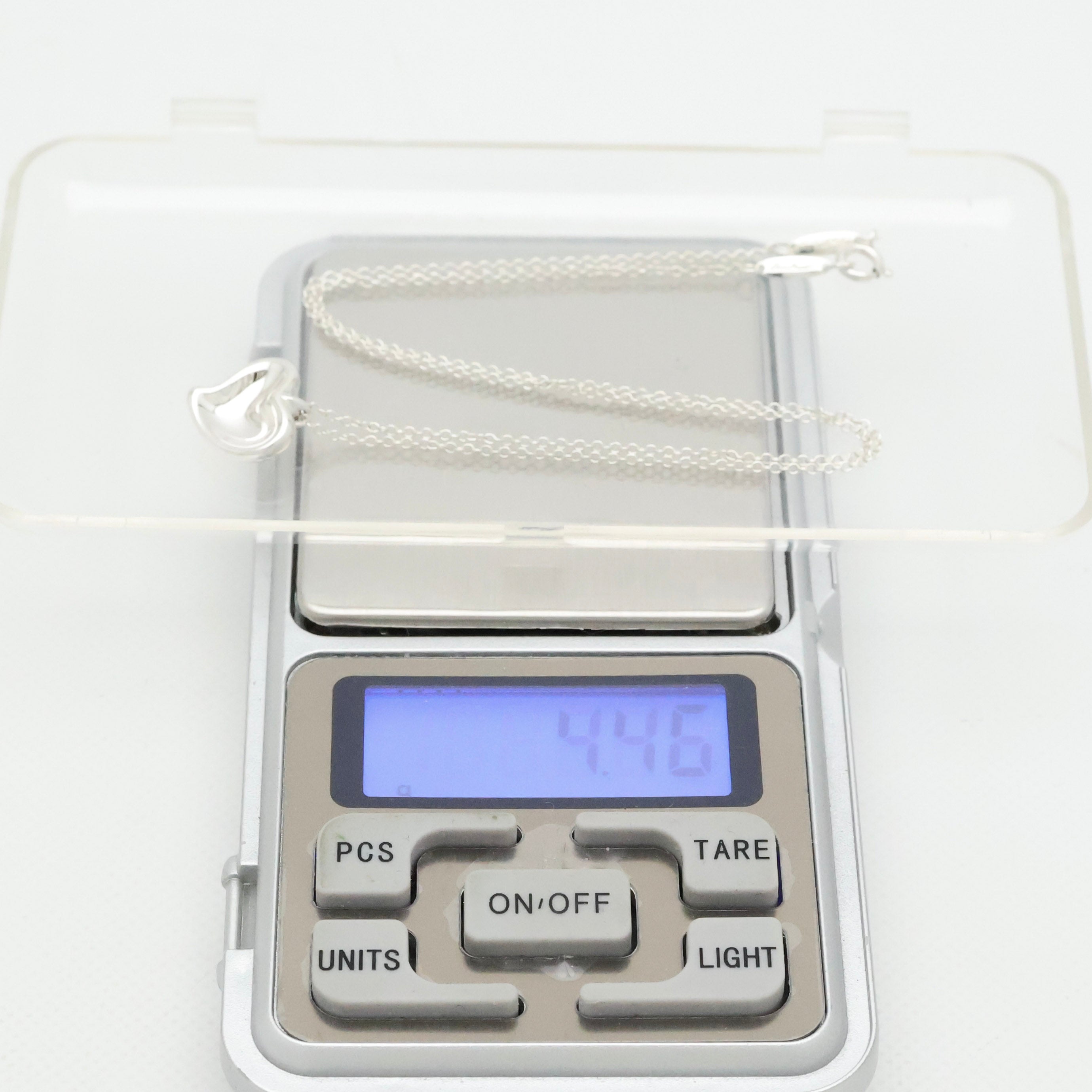 TIFFANY&Co. カーブド ハート エルサペレッティ ネックレス AG925