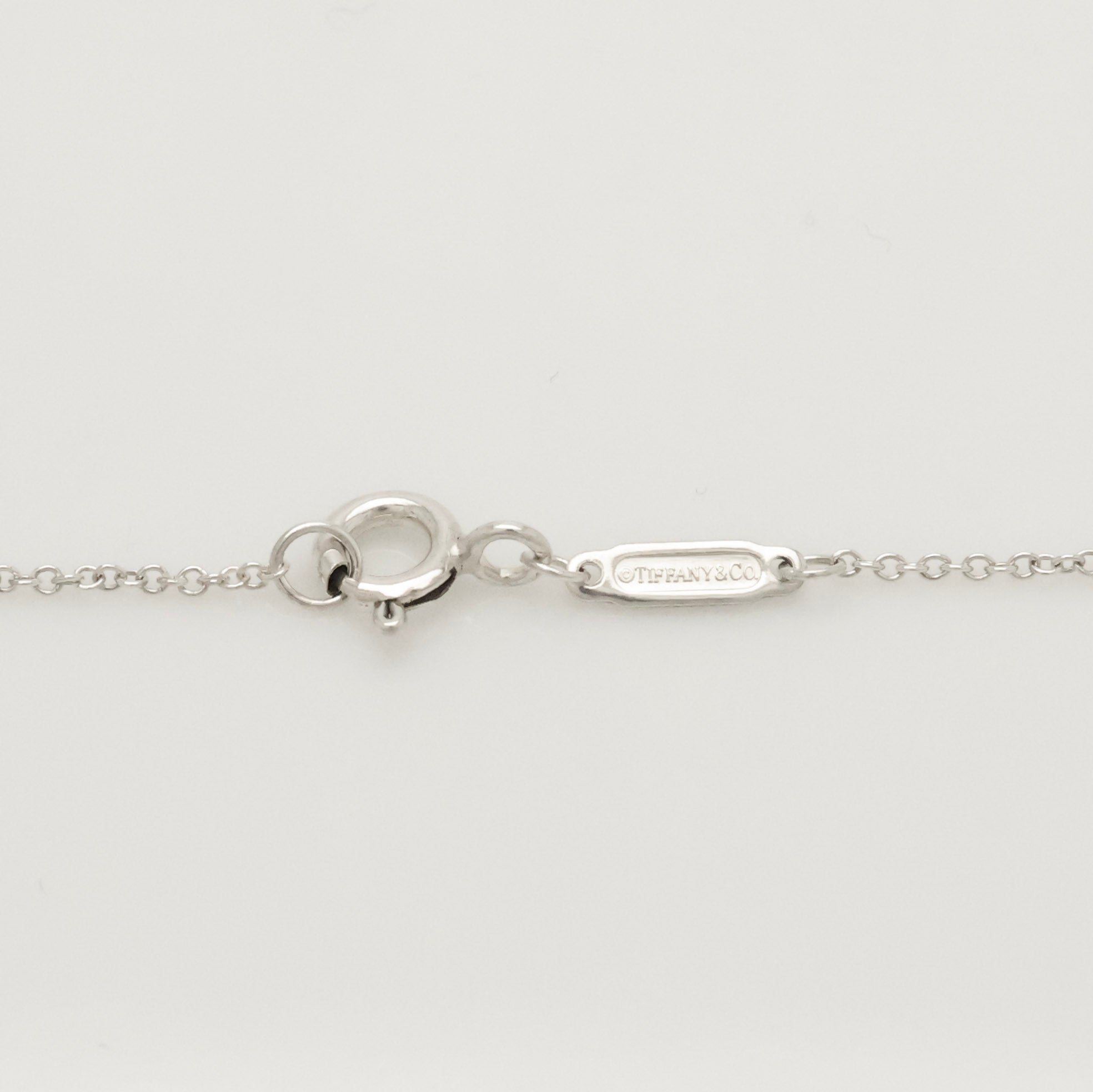 Tiffany & Co. Round Circle Pendant Necklace Sterling Silver 925