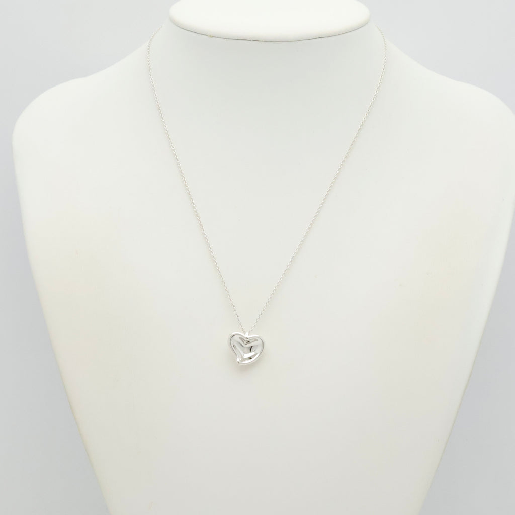TIFFANY&Co. カーブド ハート エルサペレッティ ネックレス AG925