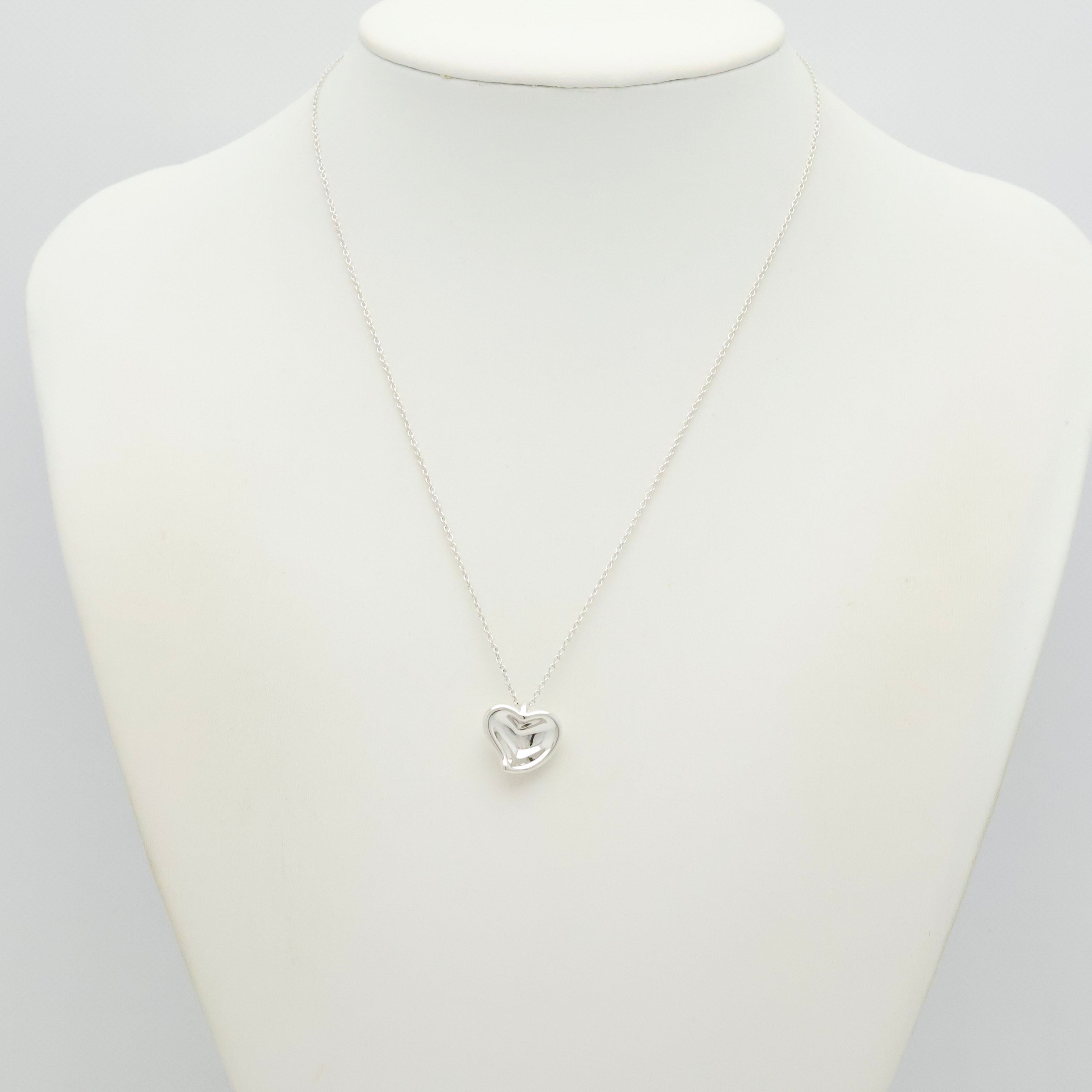 TIFFANY&Co. カーブド ハート エルサペレッティ ネックレス AG925