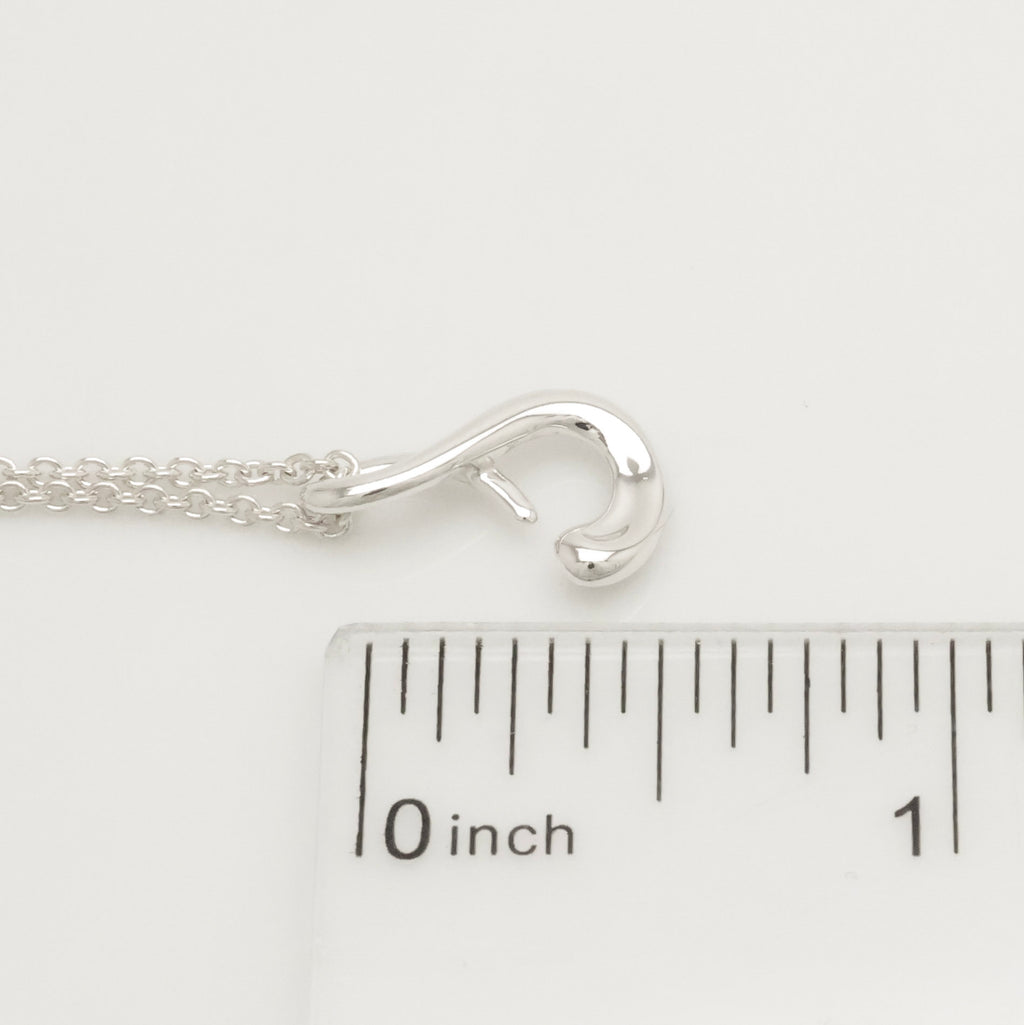 TIFFANY&Co. ノーツ レター S イニシャル  ネックレス AG925