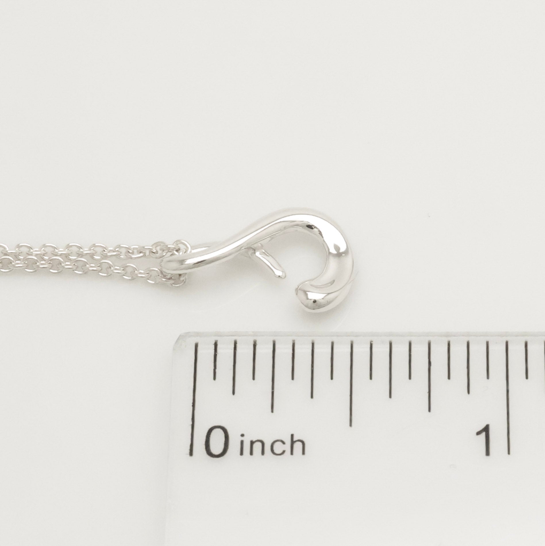 TIFFANY&Co. ノーツ レター S イニシャル  ネックレス AG925