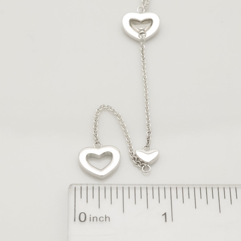 TIFFANY&Co. ハート リンク ラリアット ネックレスAG925