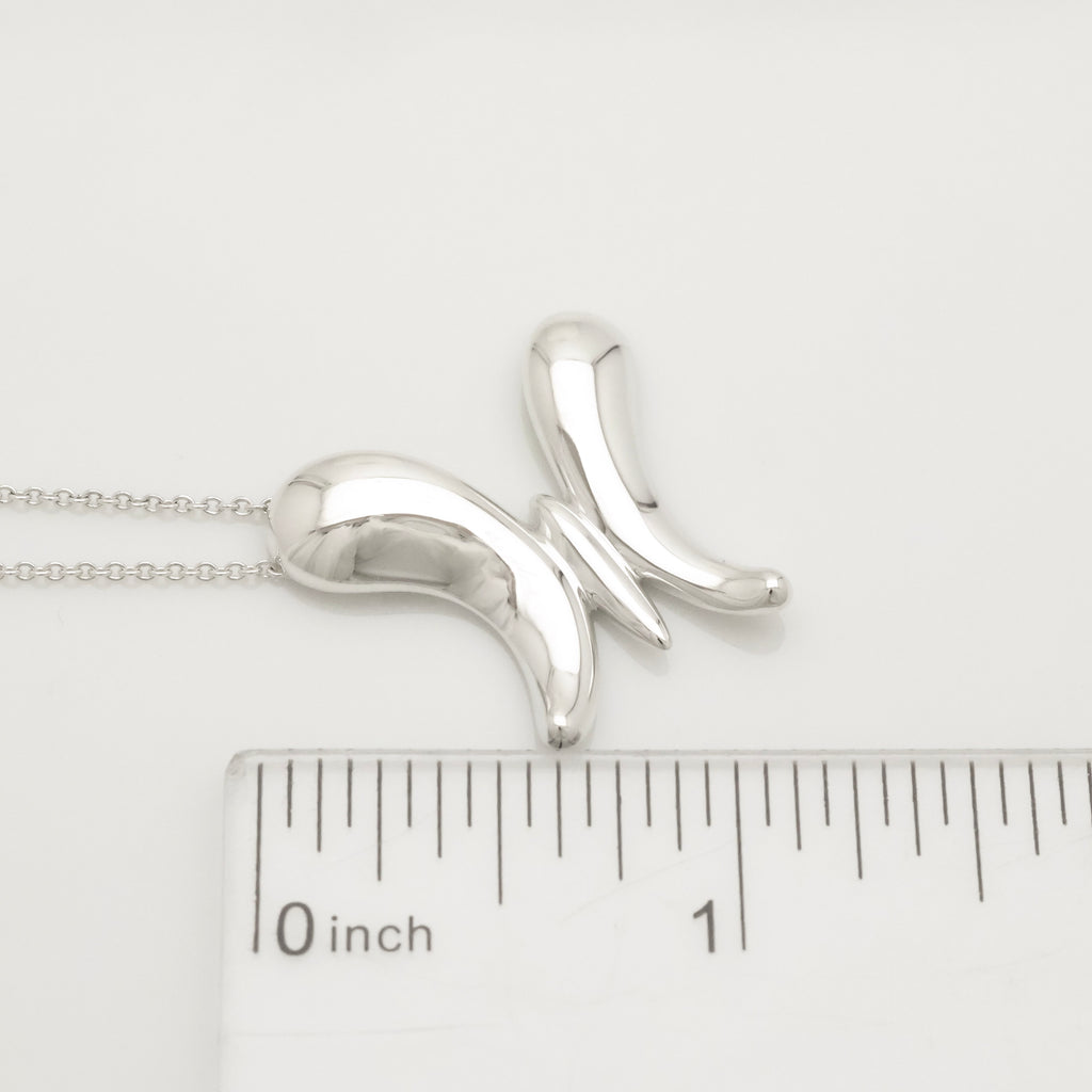 TIFFANY&Co. ラージ バタフライ 蝶 エルサペレッティ ネックレス AG925