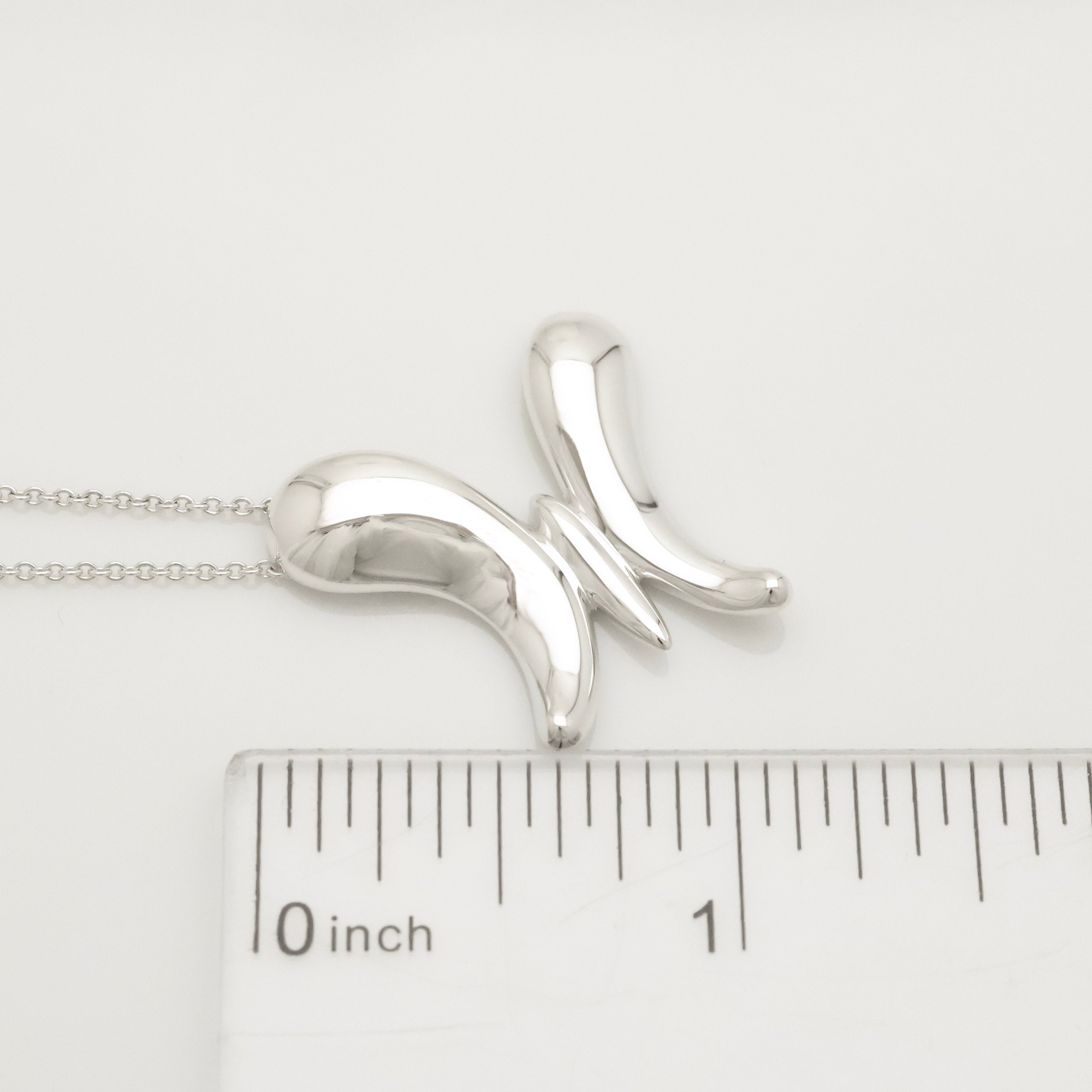 TIFFANY&Co. ラージ バタフライ 蝶 エルサペレッティ ネックレス AG925