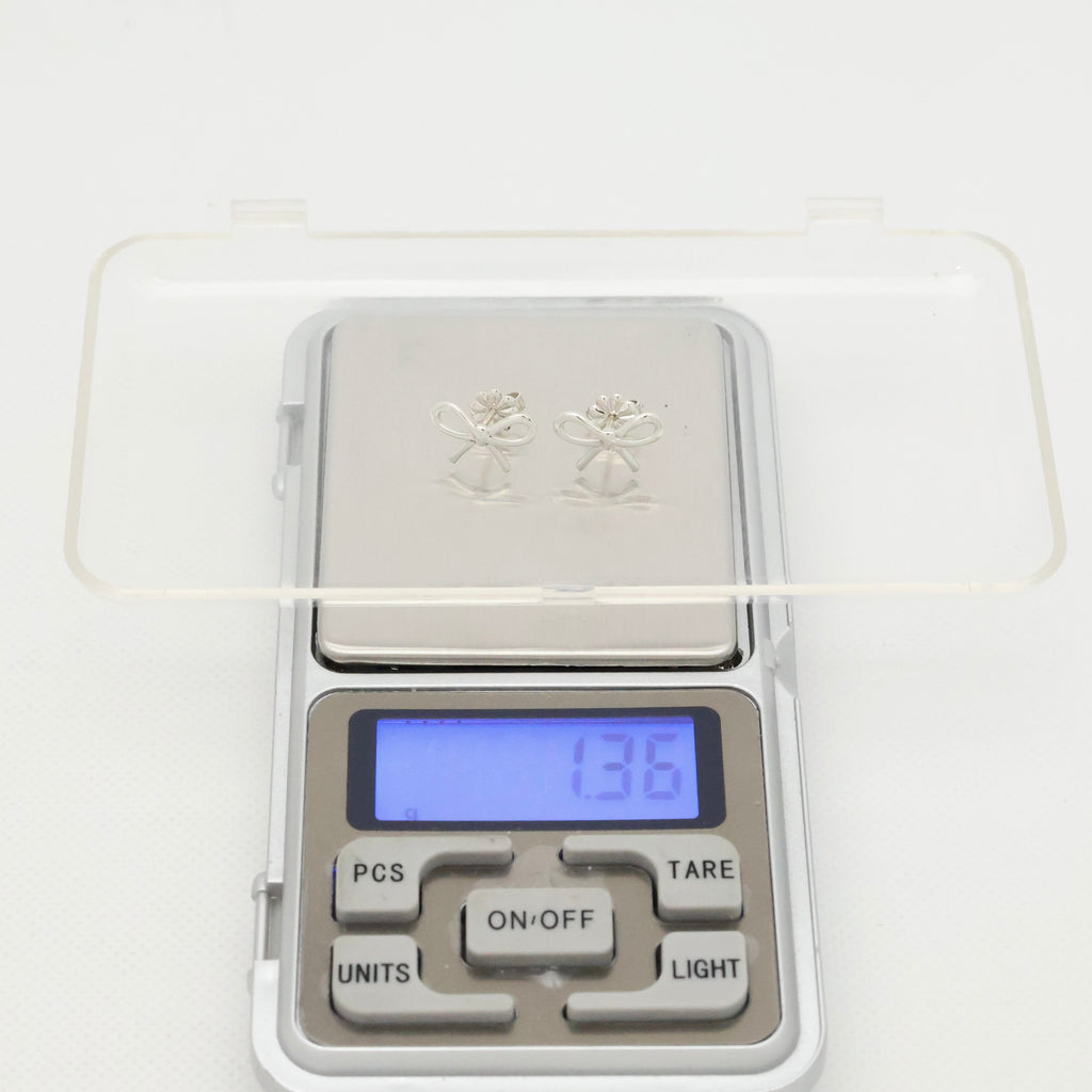 TIFFANY&Co. リボン ボウ スタッド ピアス AG925