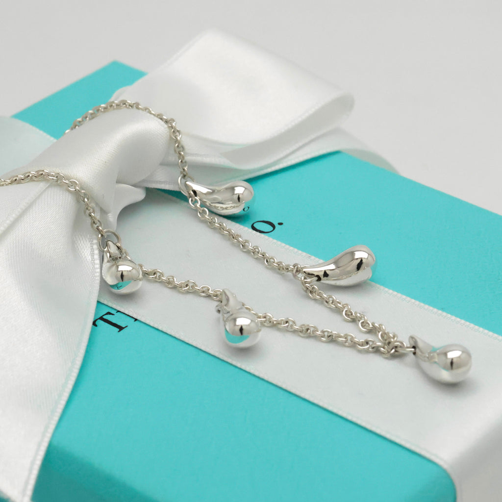 TIFFANY&Co. 5連 ファイブ ティアドロップ エルサペレッティ ブレスレット AG925