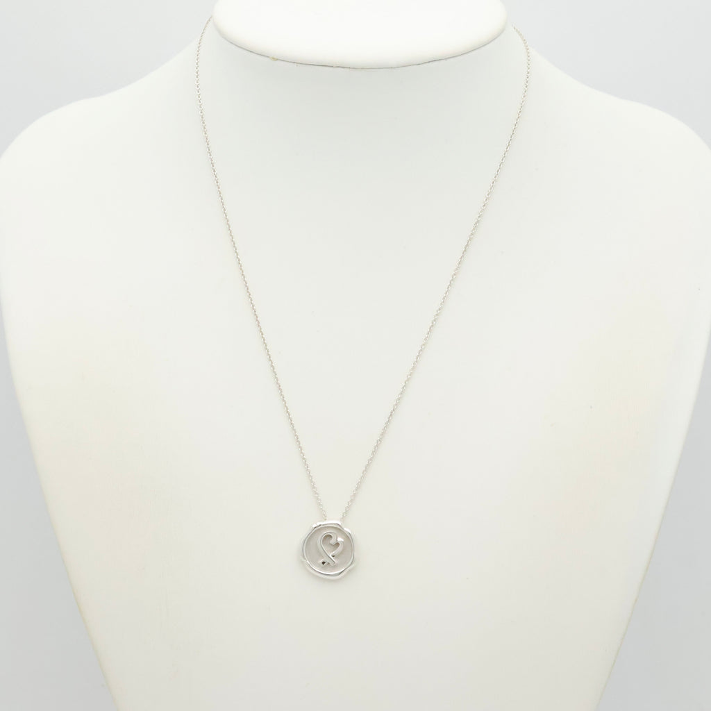 TIFFANY&Co. シーリング スタンプ ラビングハート パロマピカソ ネックレス AG925