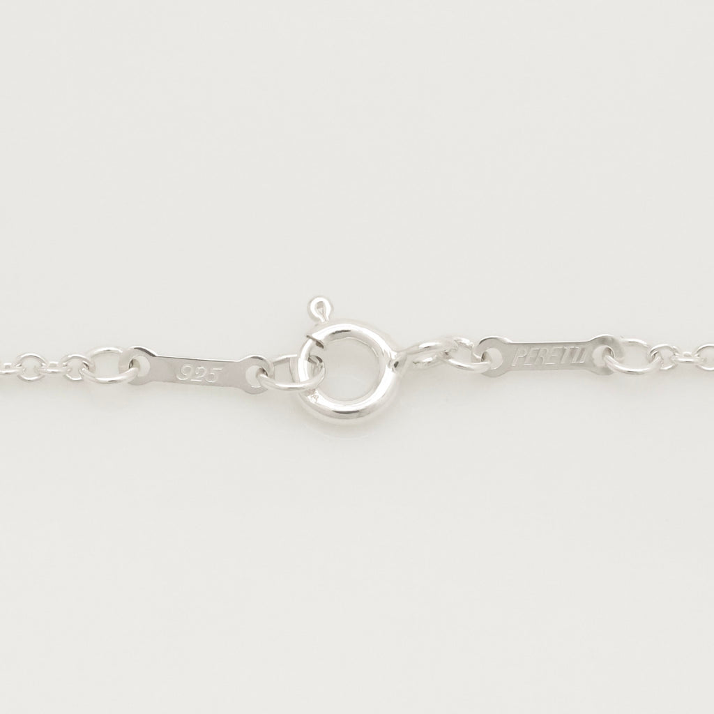 Tiffany & Co. Open Heart Pendant Necklace Sterling Silver 925