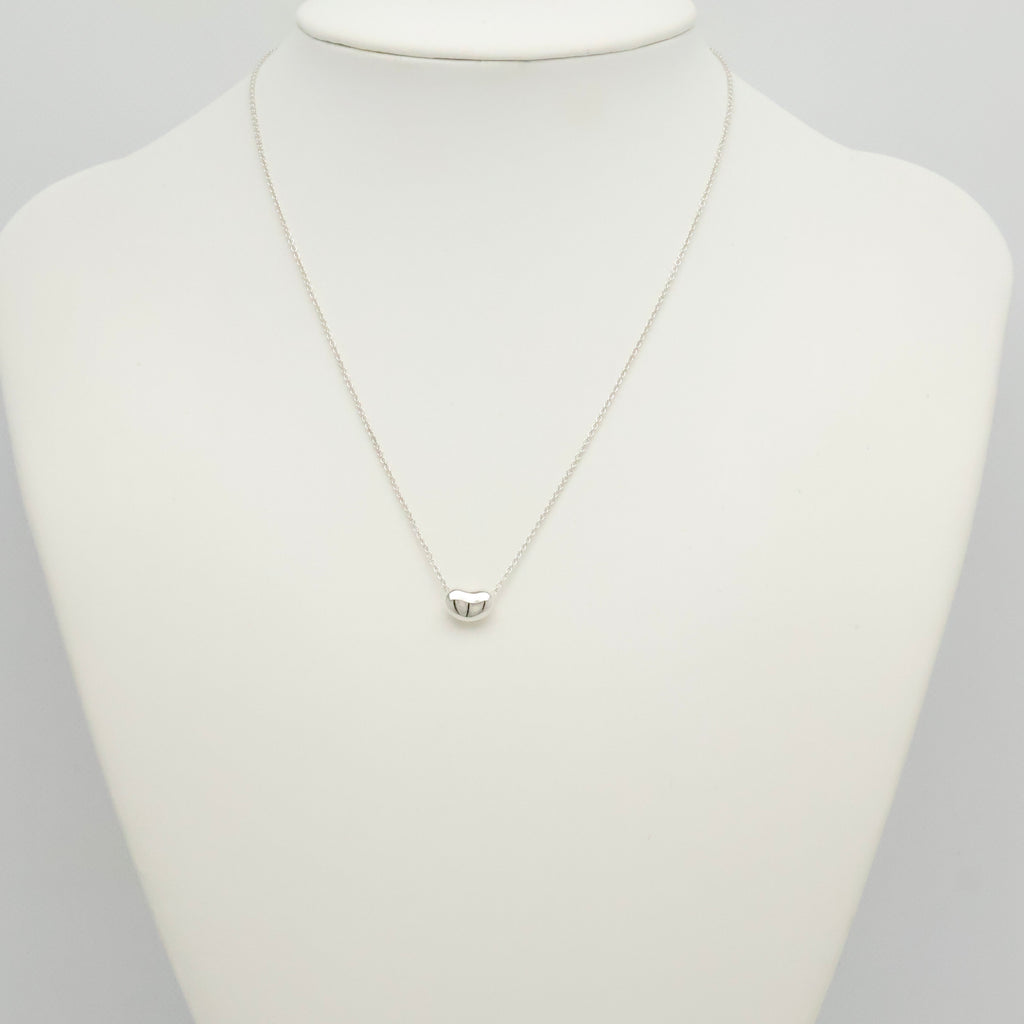  Tiffany & Co. Peretti Mini  Bean Necklace  Sterling Silver 925 