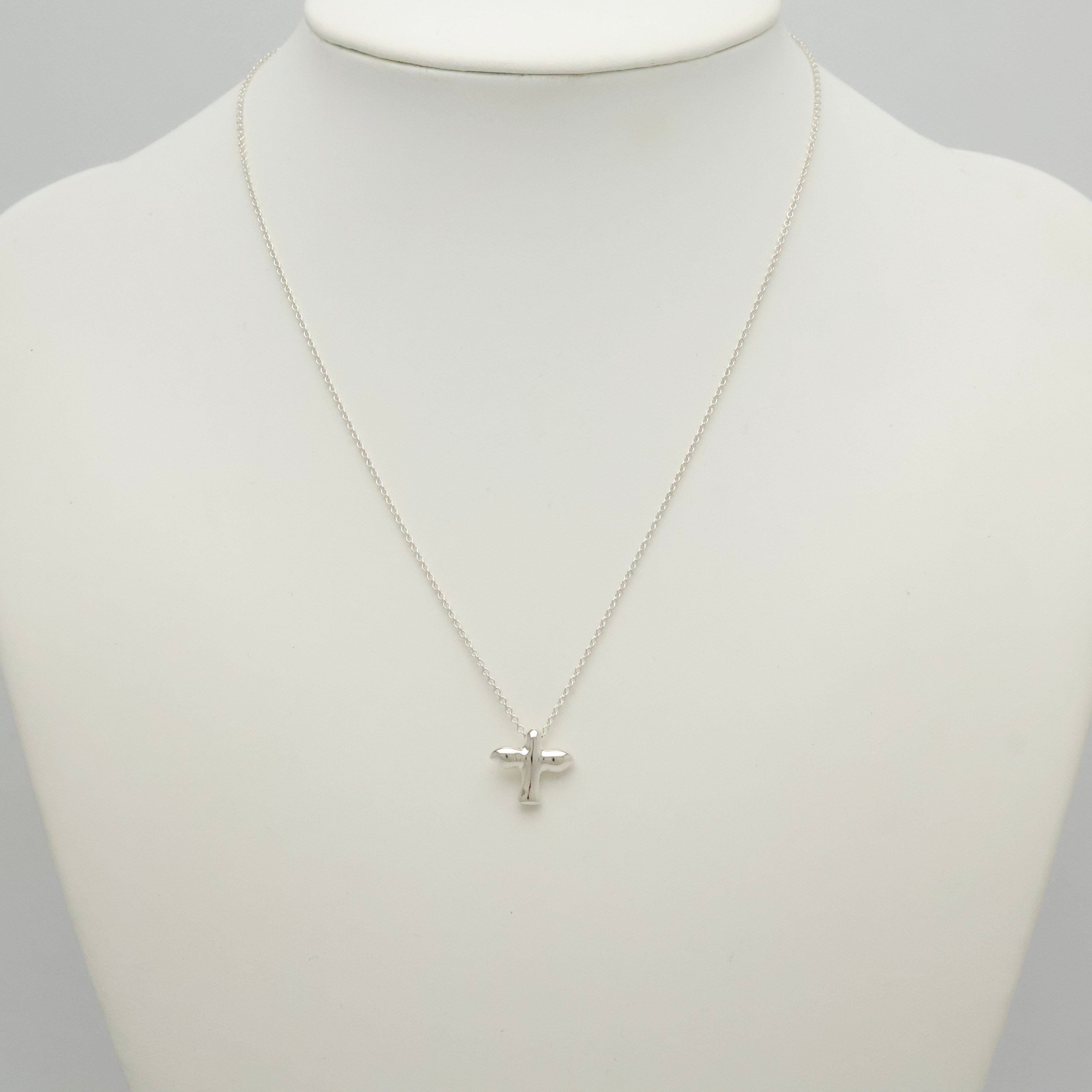 TIFFANY&Co. バード クロス エルサペレッティ ネックレス AG925