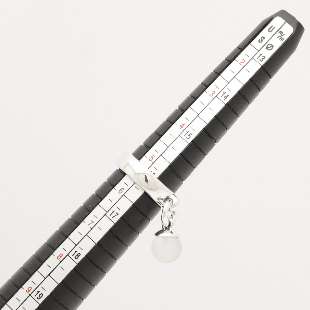 TIFFANY&Co. クォーツ ボール ダングル リング 10 号 AG925