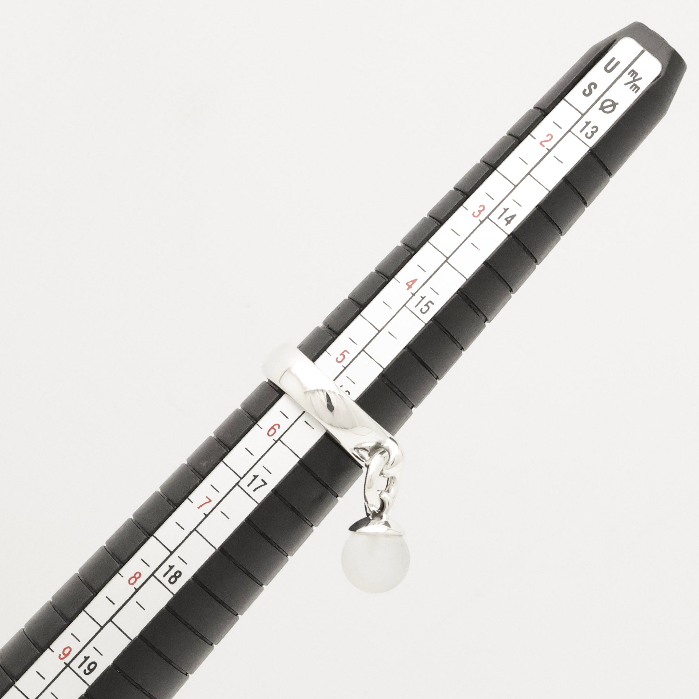 TIFFANY&Co. クォーツ ボール ダングル リング 10 号 AG925