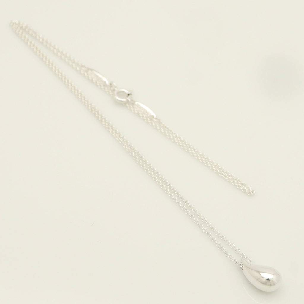 Tiffany & Co. Teardrop Necklace Pendant Sterling Silver 925 