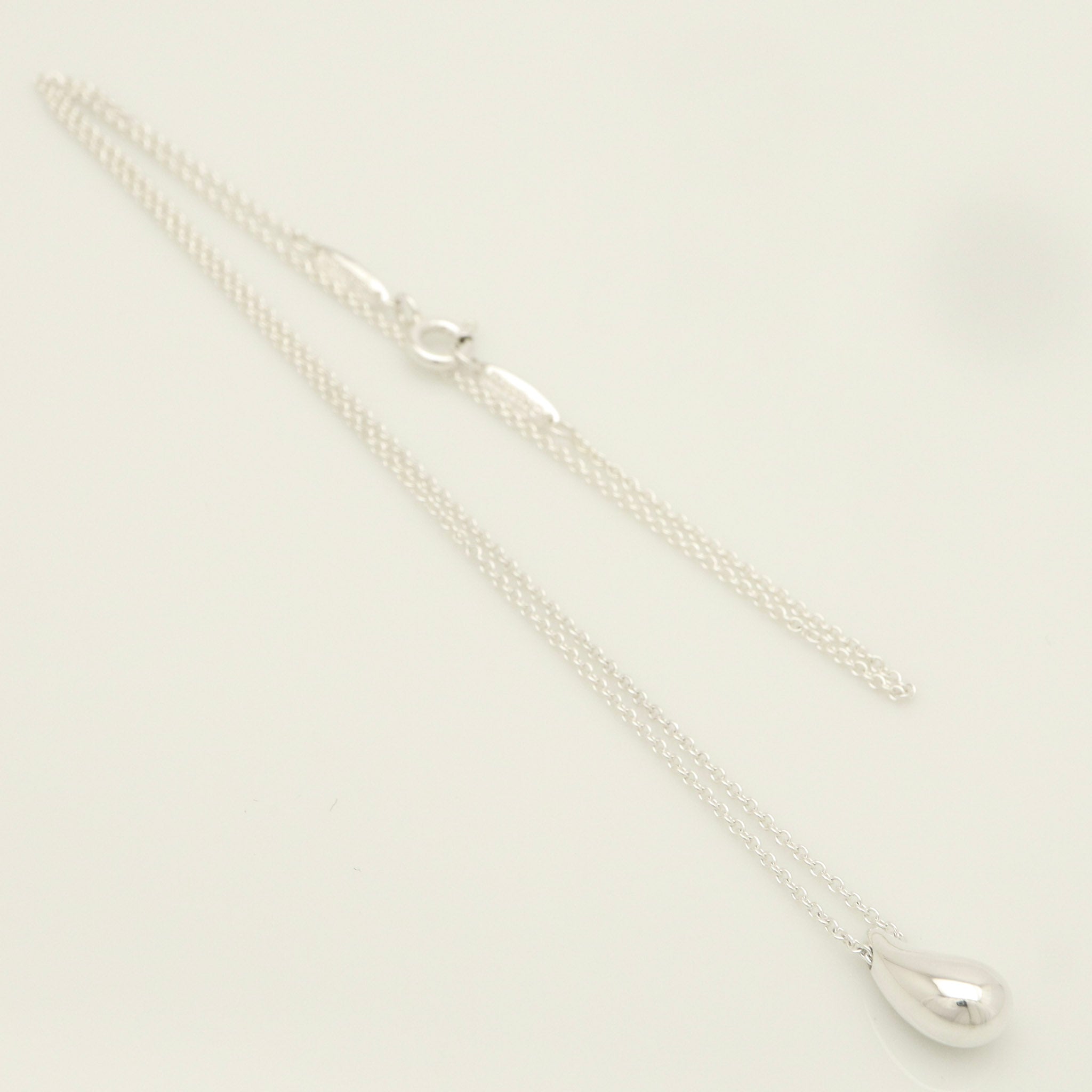 Tiffany & Co. Teardrop Necklace Pendant Sterling Silver 925 