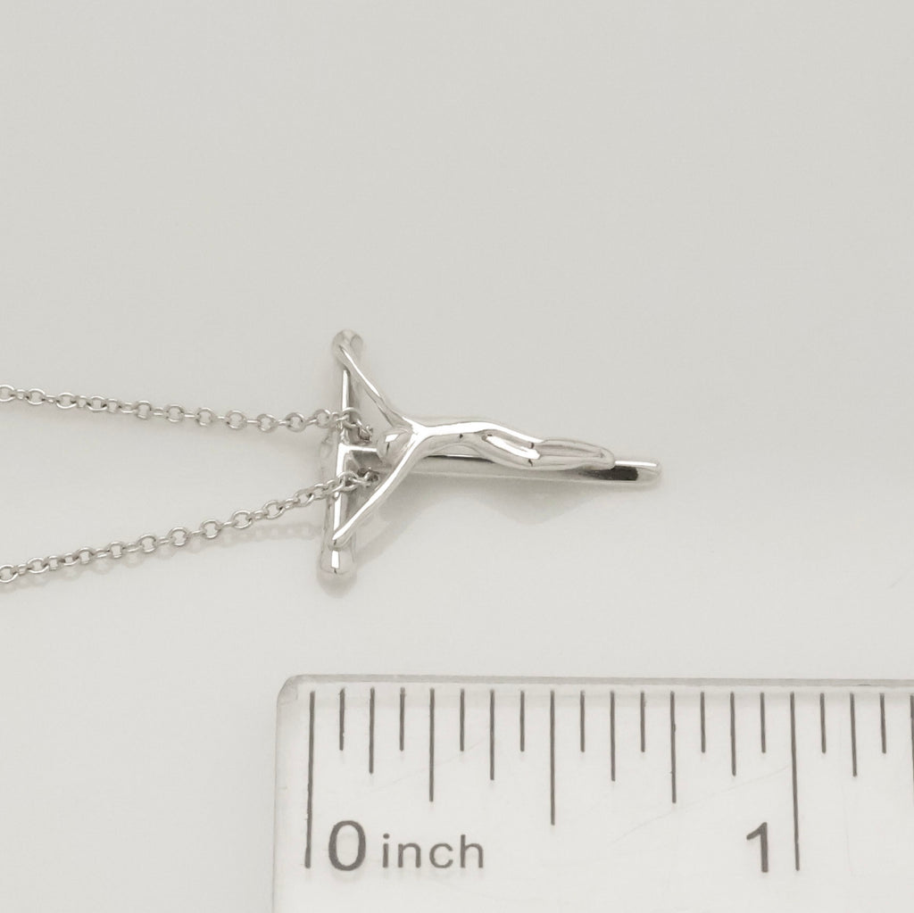 TIFFANY&Co. クルーシフィクス ロザリオ クロス ネックレス AG925