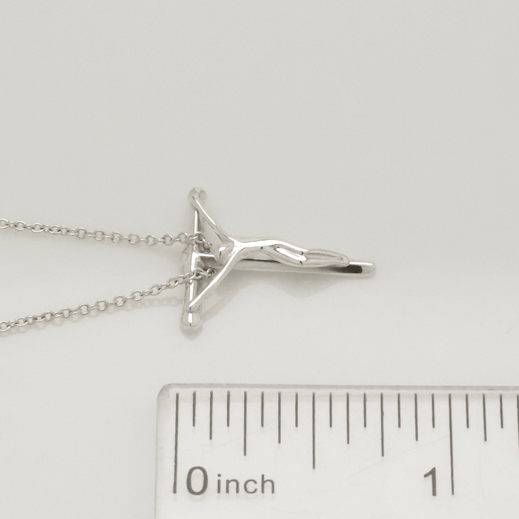TIFFANY&Co. クルーシフィクス ロザリオ クロス ネックレス AG925