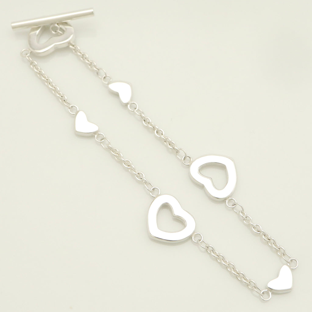 TIFFANY&Co.  ハート リンク ラリアット ブレスレット AG925