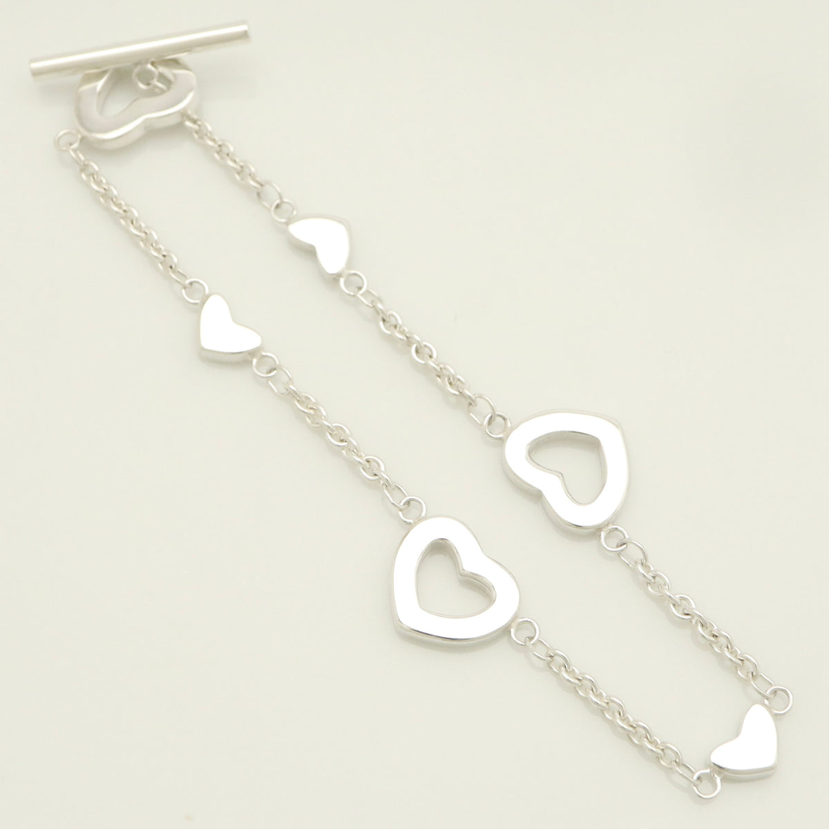 TIFFANY&Co.  ハート リンク ラリアット ブレスレット AG925
