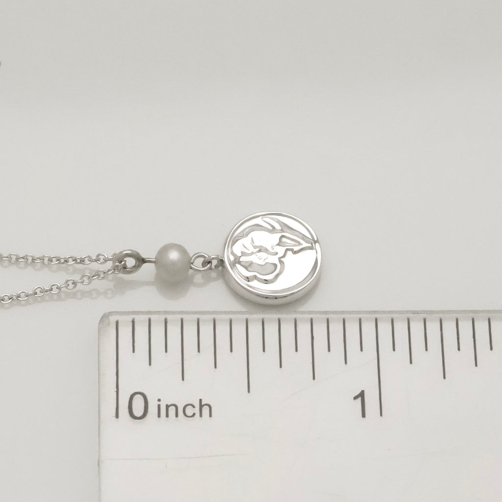 TIFFANY&Co. ネイチャー ローズ フラワー パール ネックレス AG925