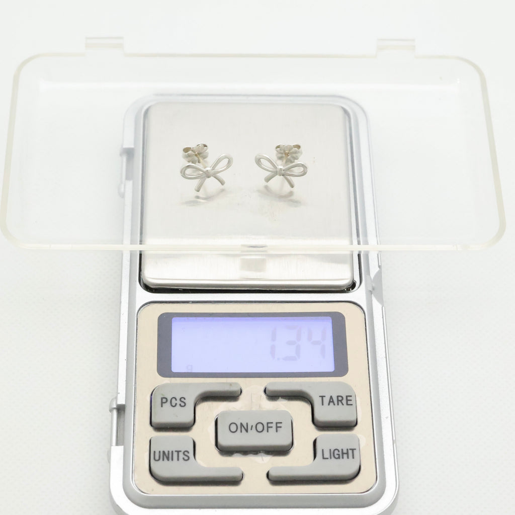 TIFFANY&Co. リボン ボウ スタッド ピアス AG925