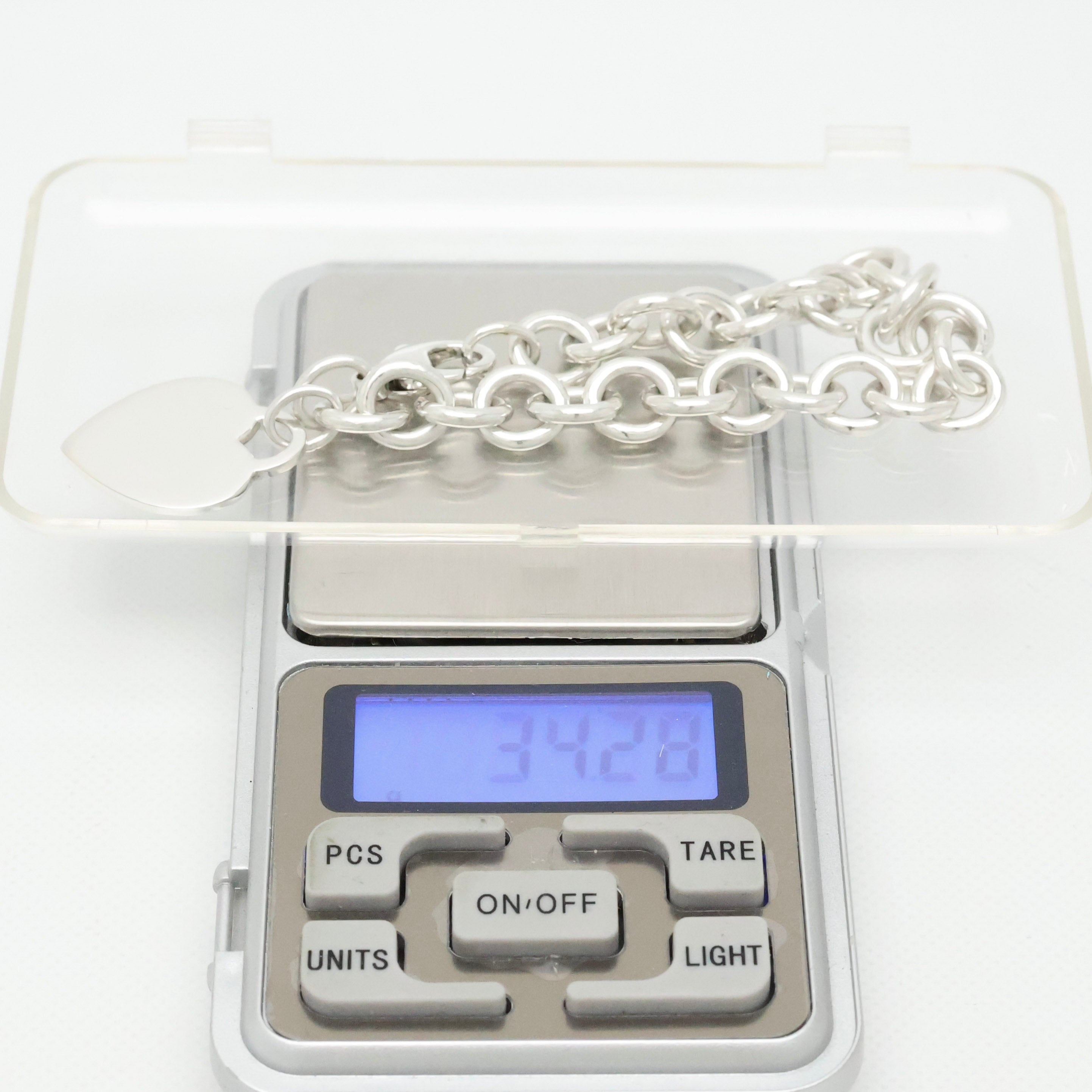 TIFFANY&Co. ハート タグ チェーン ブレスレット AG925