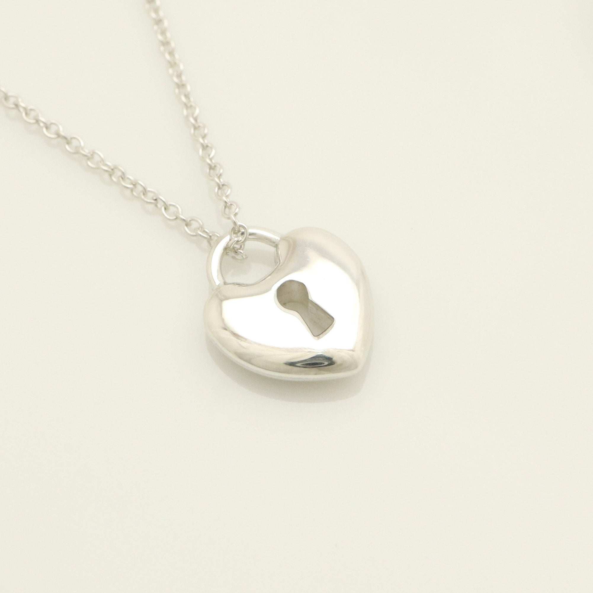 TIFFANY&Co. ハート ロック ネックレス AG925