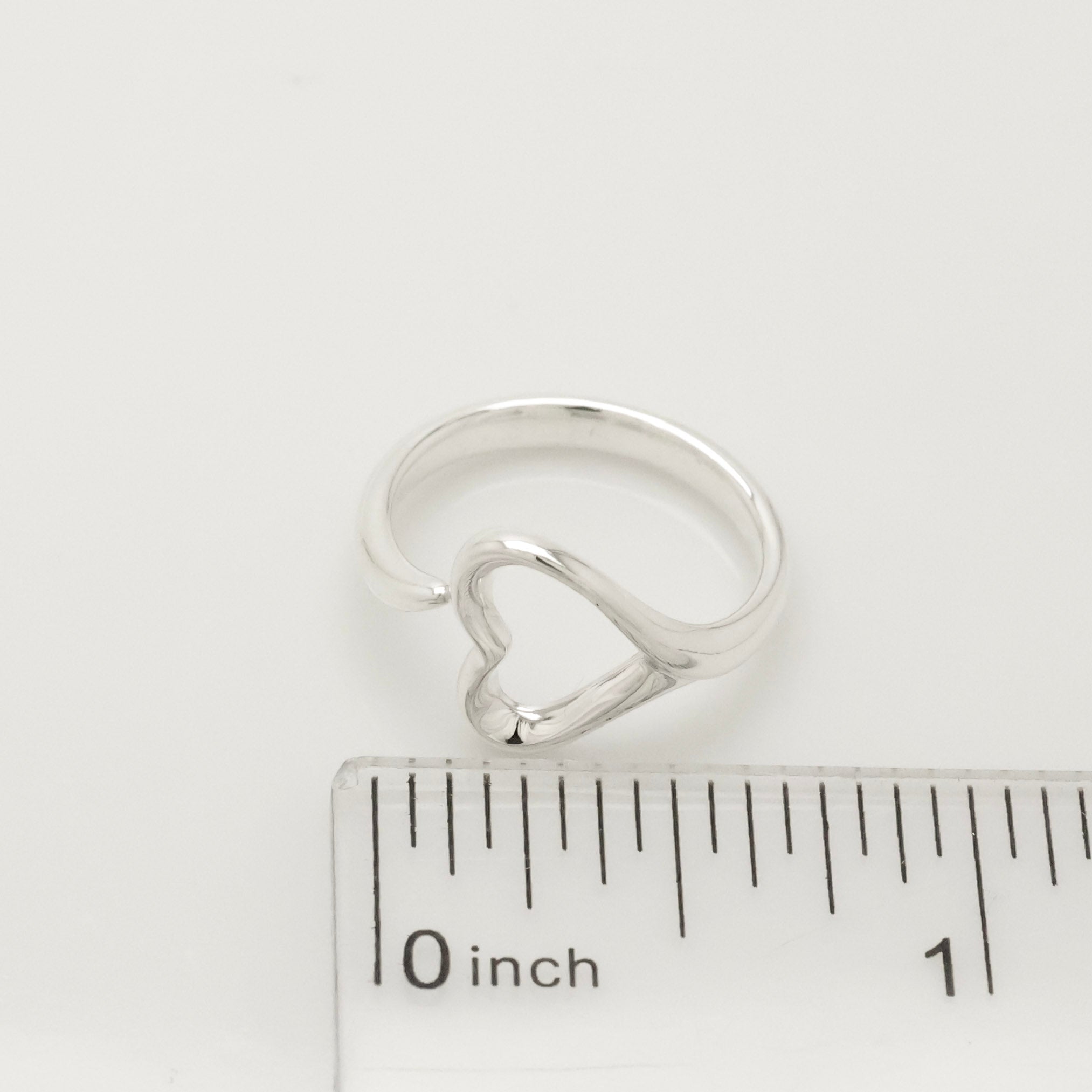 TIFFANY&Co. オープンハート エルサペレッティ リング 8 号 AG925