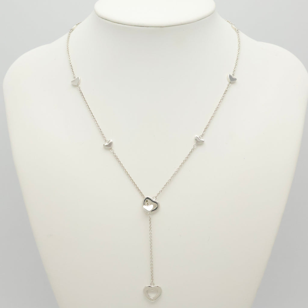 TIFFANY&Co. ハート リンク ラリアット ネックレス AG925
