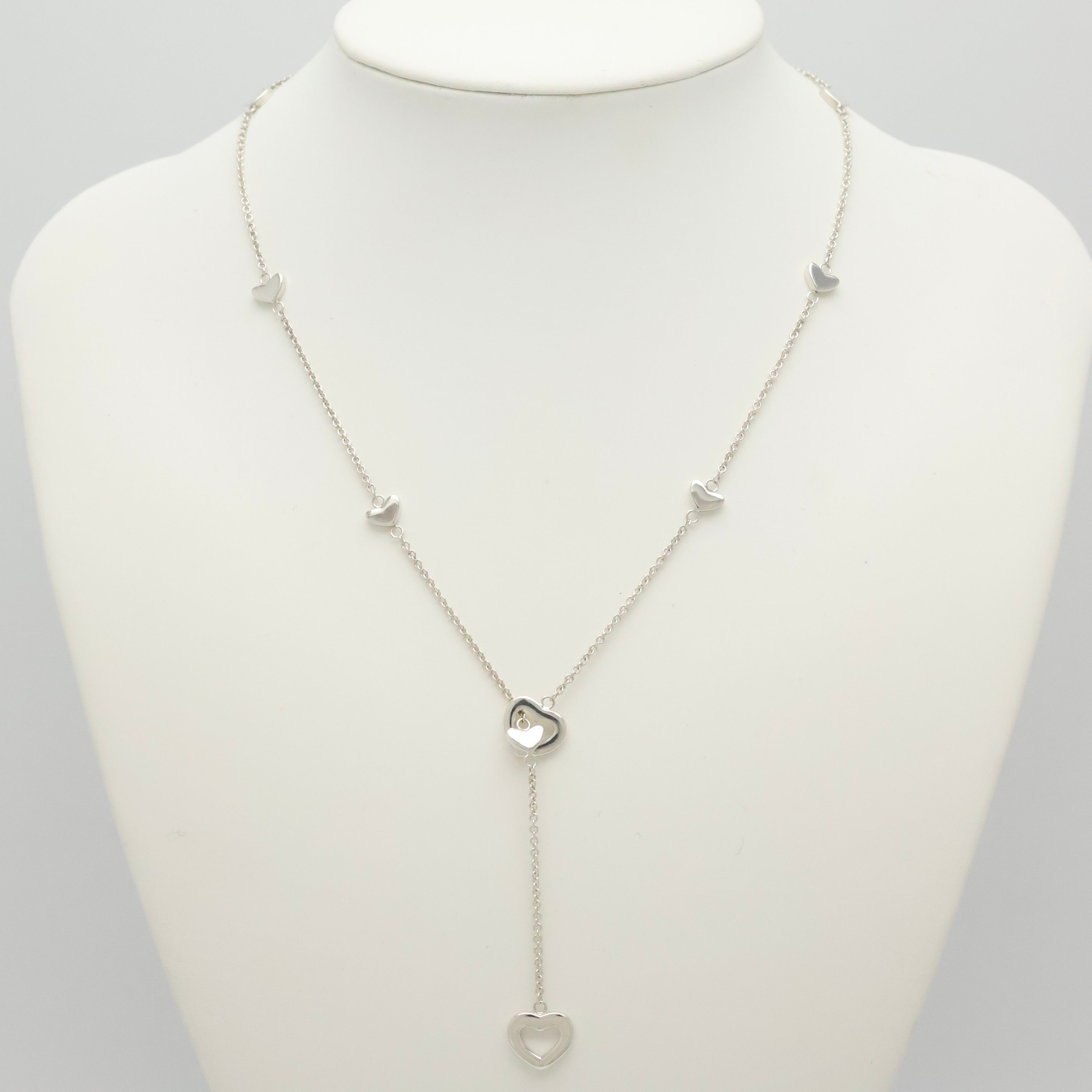 TIFFANY&Co. ハート リンク ラリアット ネックレス AG925