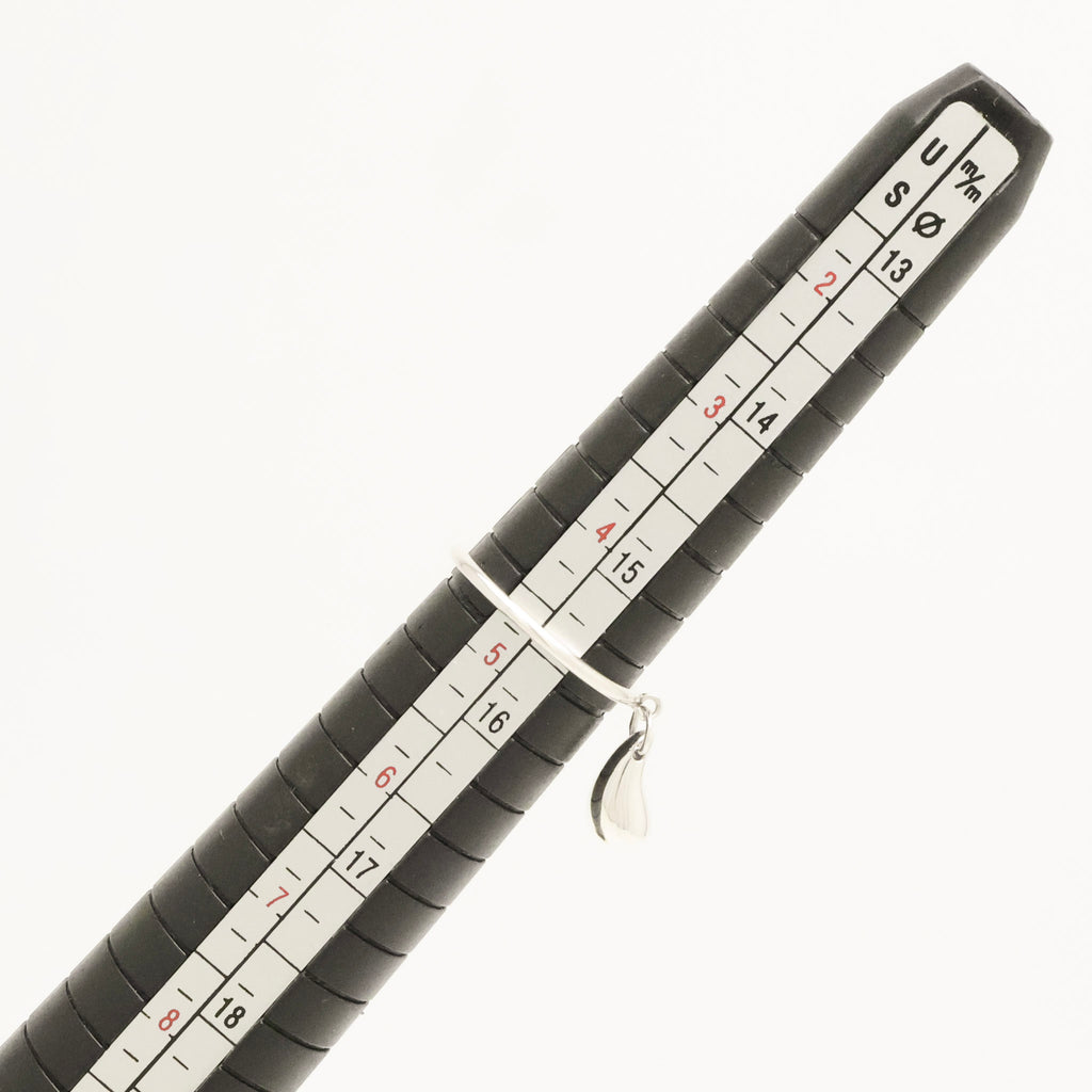 TIFFANY&Co. ティアドロップ エルサペレッティ ドロップ リング 8 号 AG925