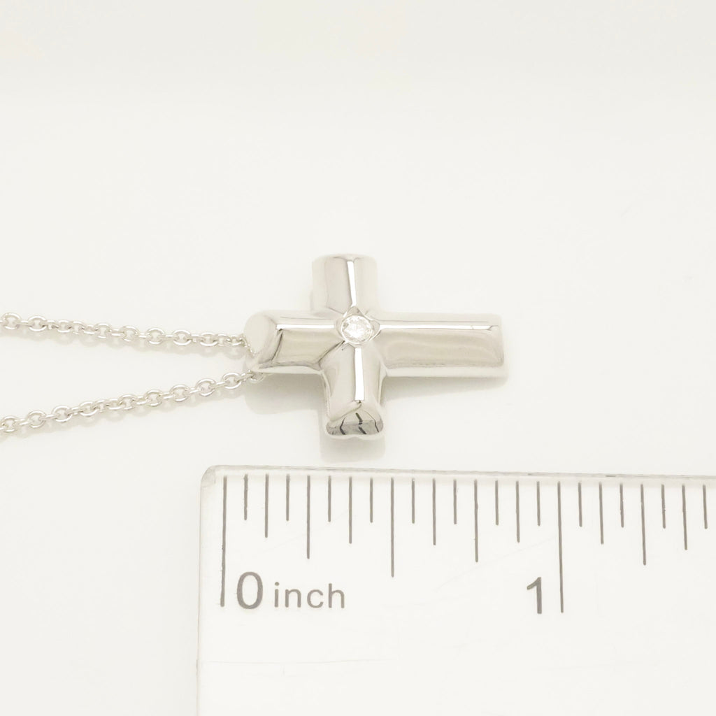 TIFFANY&Co. パロマピカソ テンダネス クロス 1Pダイヤモンド パロマピカソ ネックレス AG925