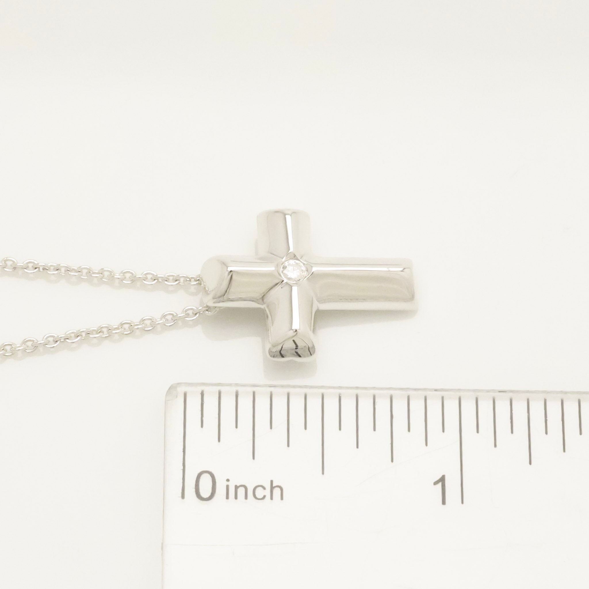 TIFFANY&Co. パロマピカソ テンダネス クロス 1Pダイヤモンド パロマピカソ ネックレス AG925