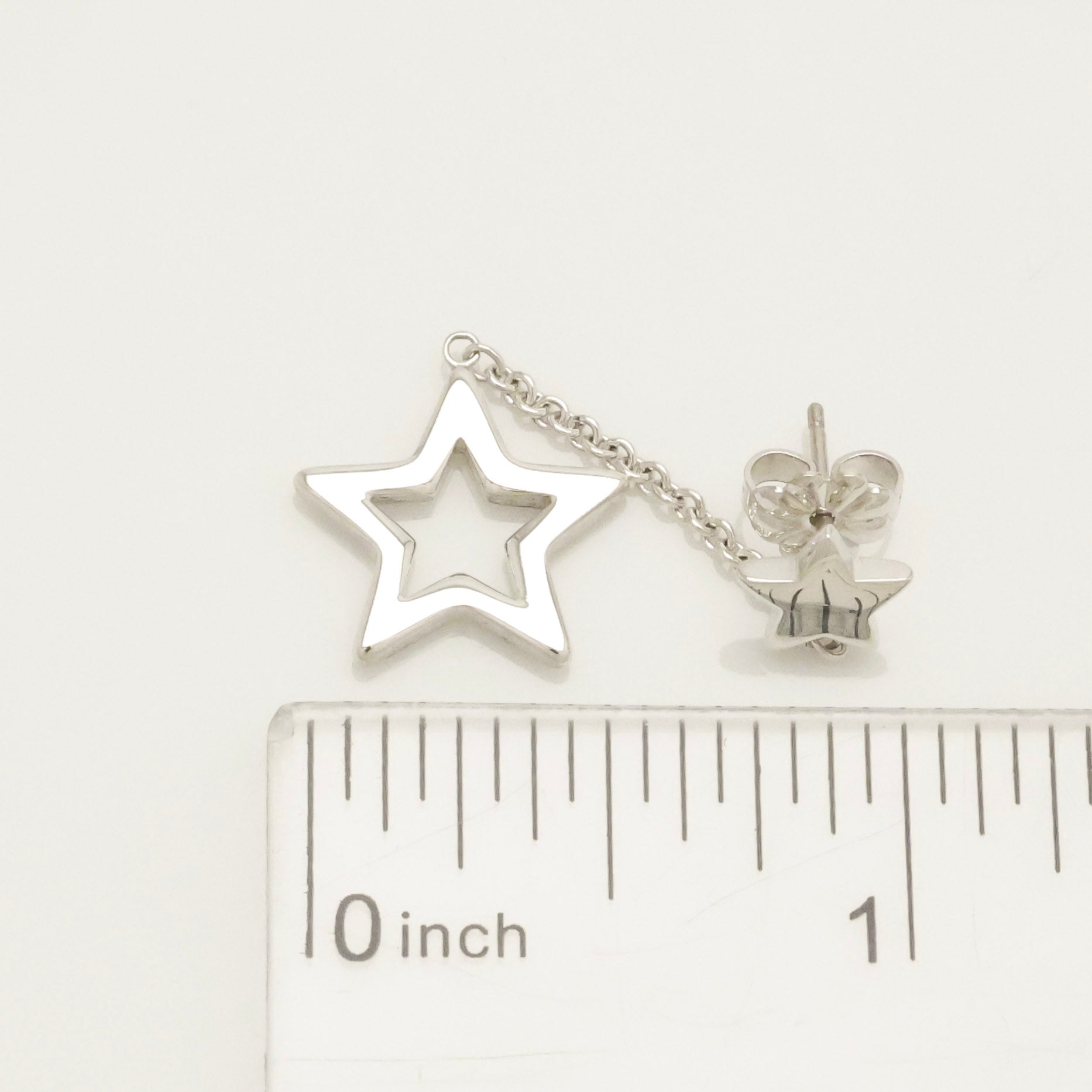 TIFFANY&Co. スター リンク ドロップ スタッド ピアス AG925