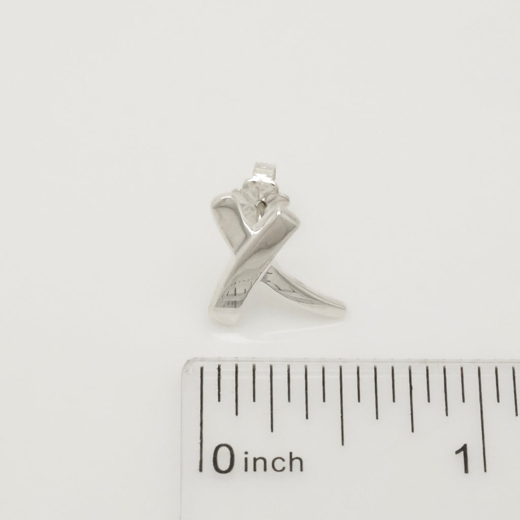 TIFFANY&Co. キス クロス パロマピカソ スタッド ピアス AG925