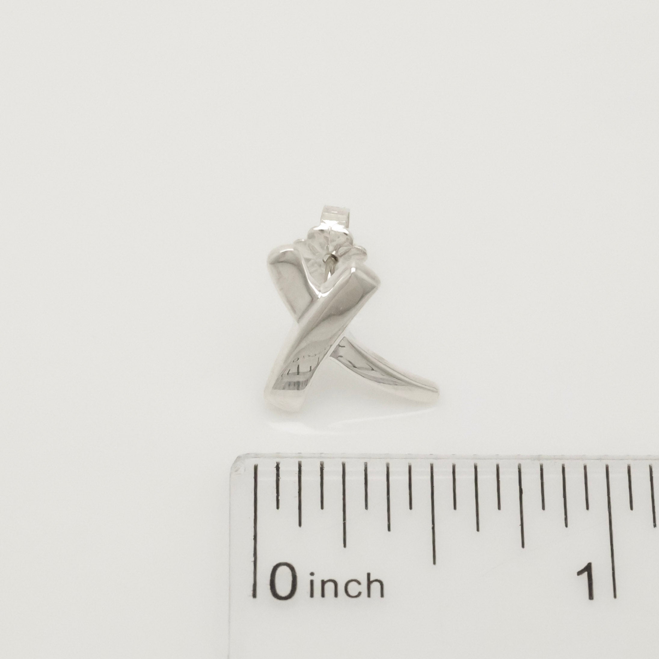 TIFFANY&Co. キス クロス パロマピカソ スタッド ピアス AG925