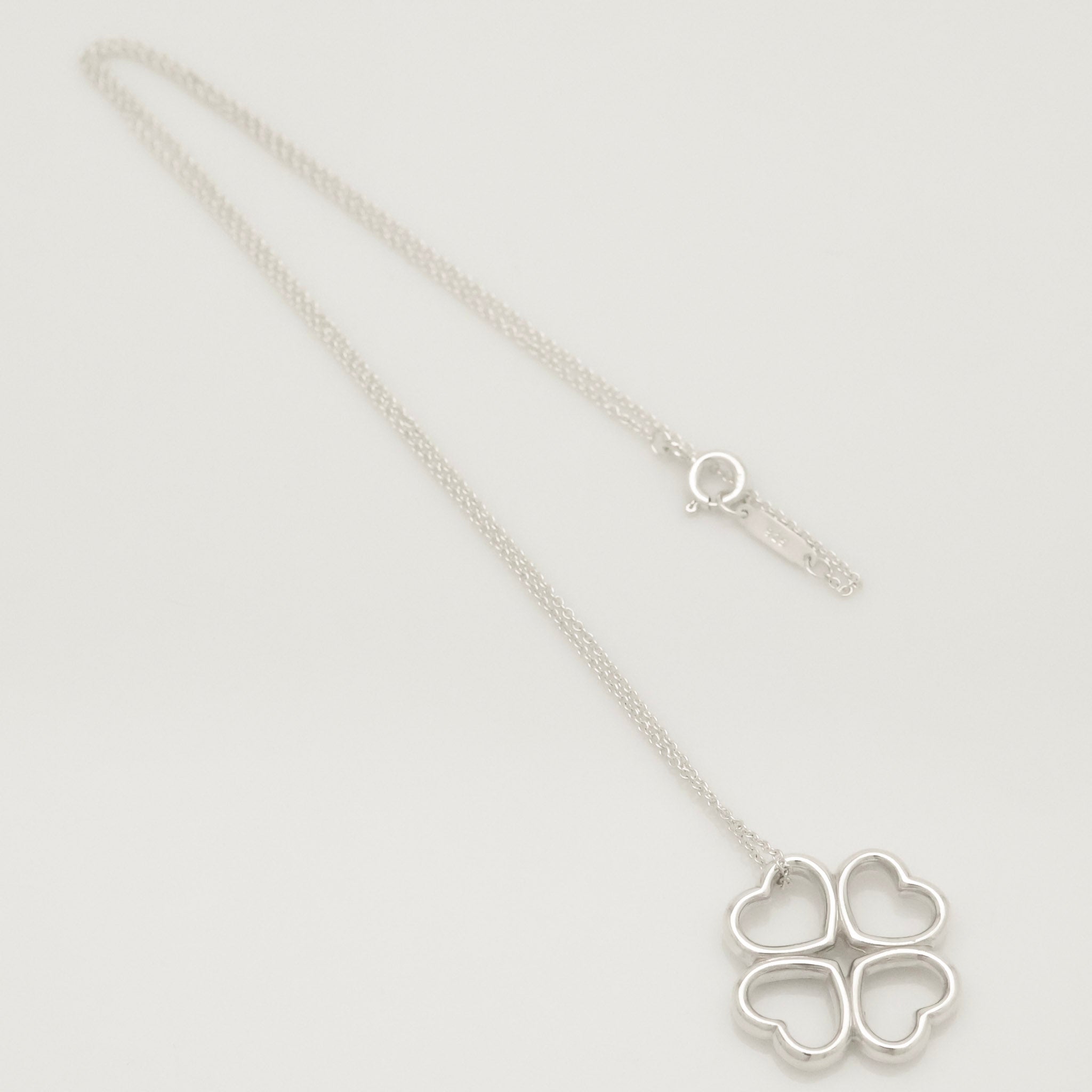 TIFFANY&Co. クローバー ハート ネックレス AG925