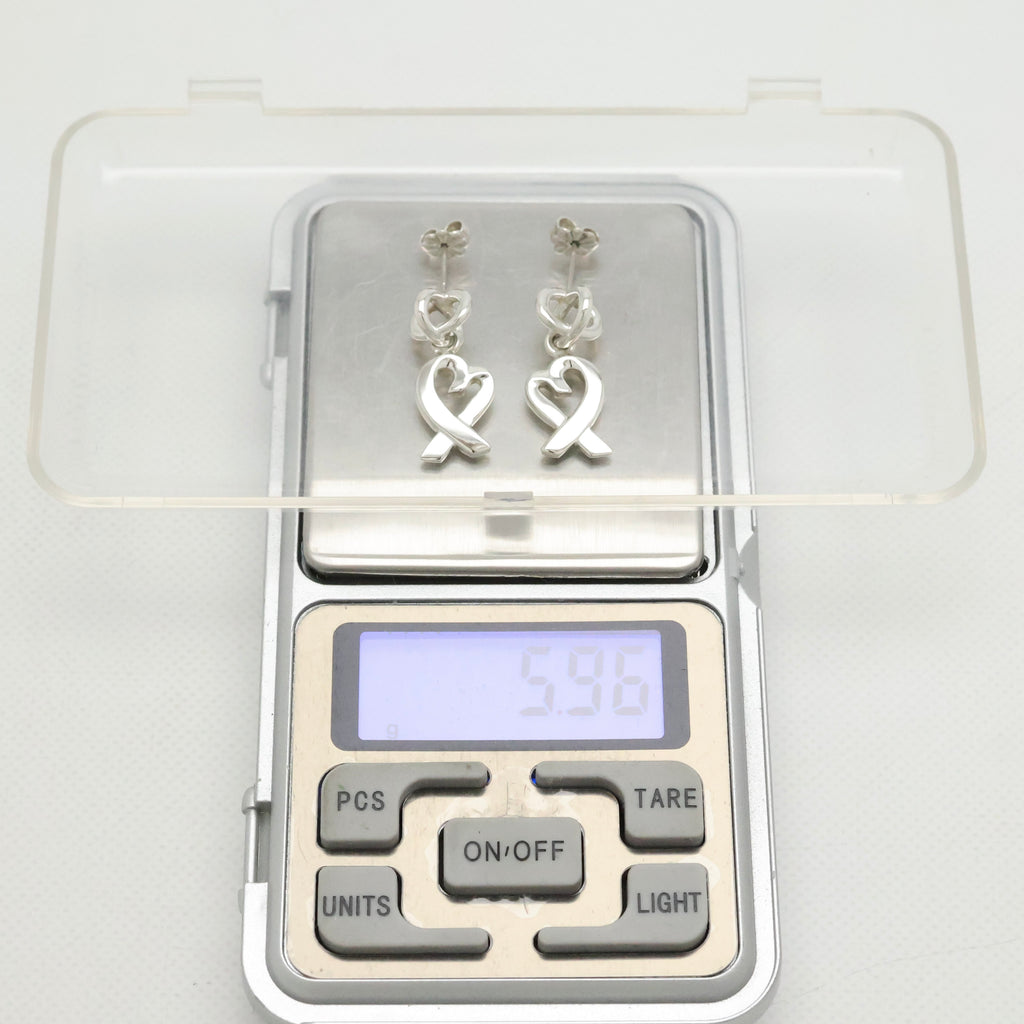 TIFFANY&Co. ラビングハート パロマピカソ ドロップ スタッド ピアス AG925