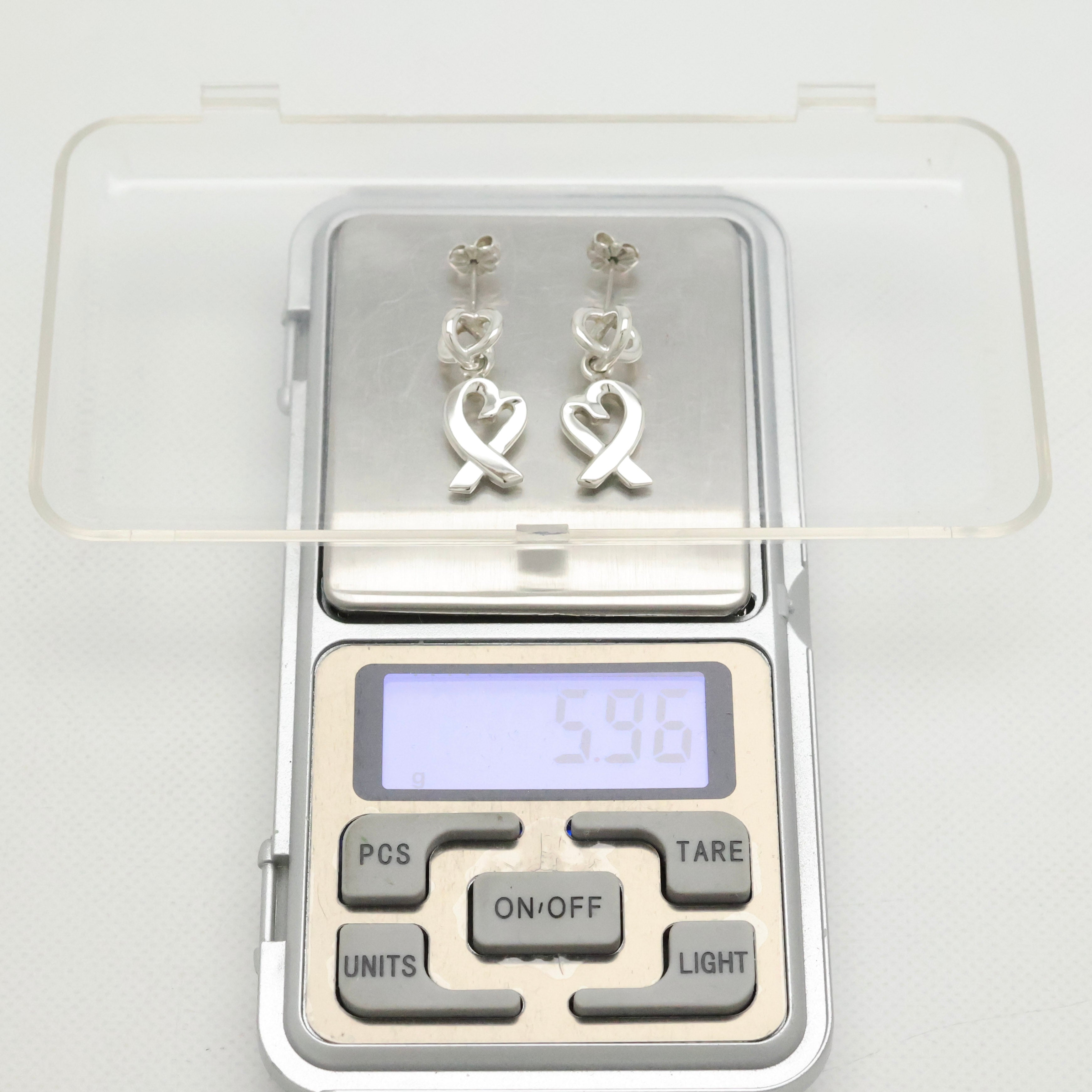 TIFFANY&Co. ラビングハート パロマピカソ ドロップ スタッド ピアス AG925