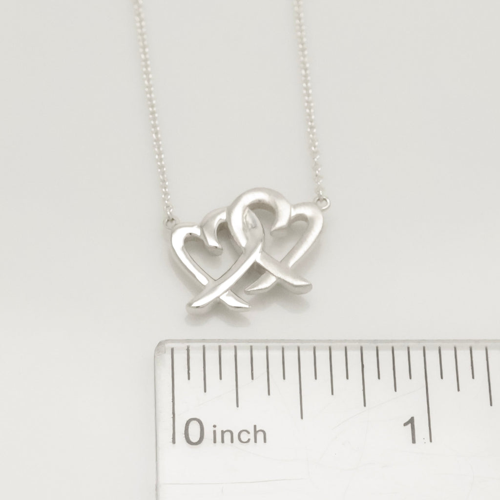 TIFFANY&Co. ダブル ラビングハート パロマピカソ ネックレス AG925