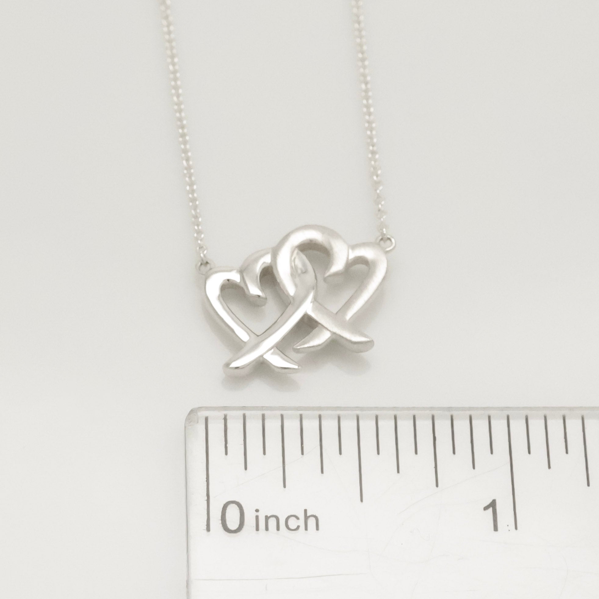 TIFFANY&Co. ダブル ラビングハート パロマピカソ ネックレス AG925