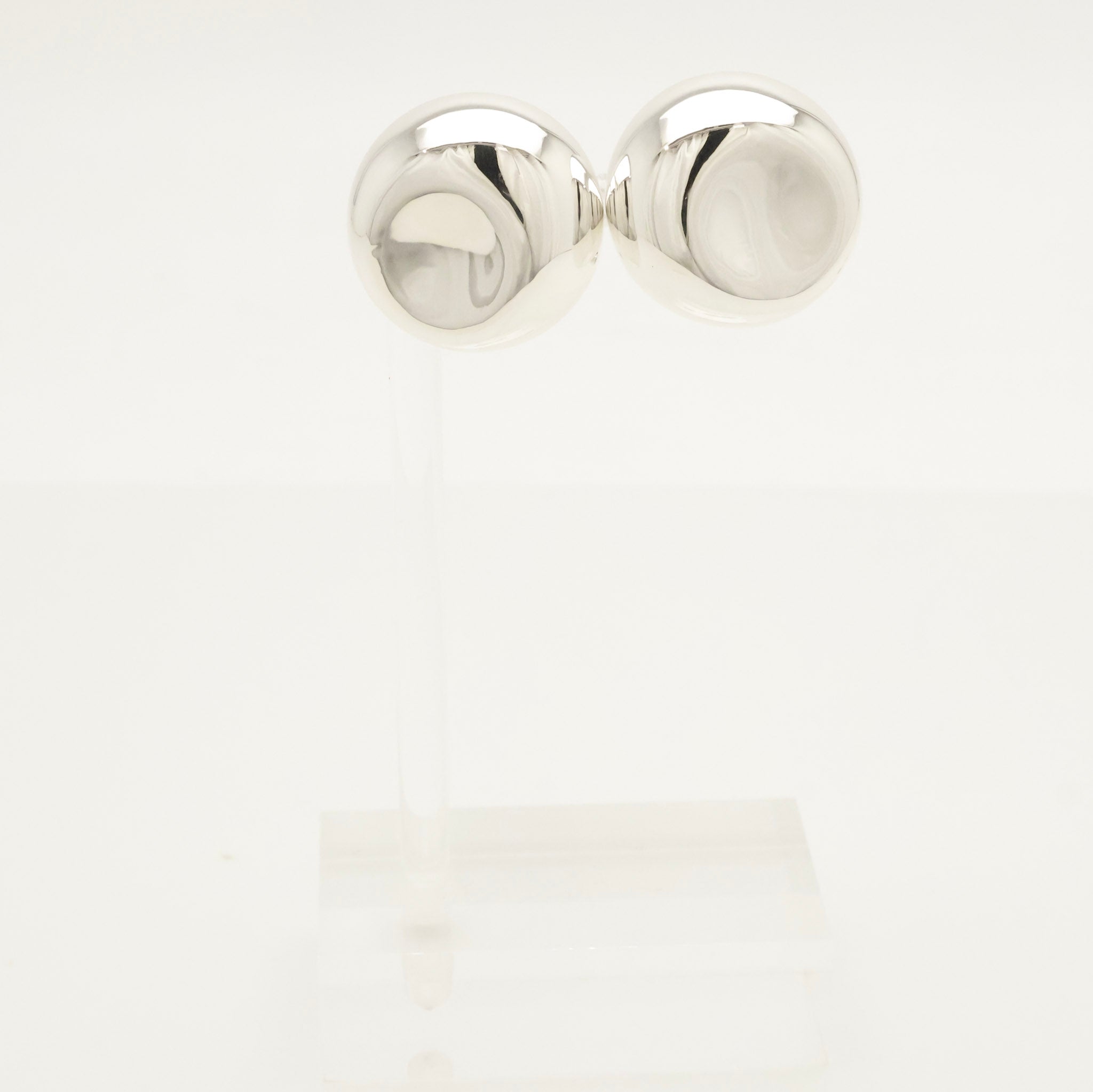 Tiffany & Co. Peretti LARGE Nugget Clip-On Earrings Sterling Silver 925