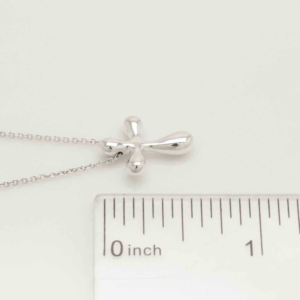 TIFFANY&Co. ミニ クロス エルサペレッティ ネックレス AG925