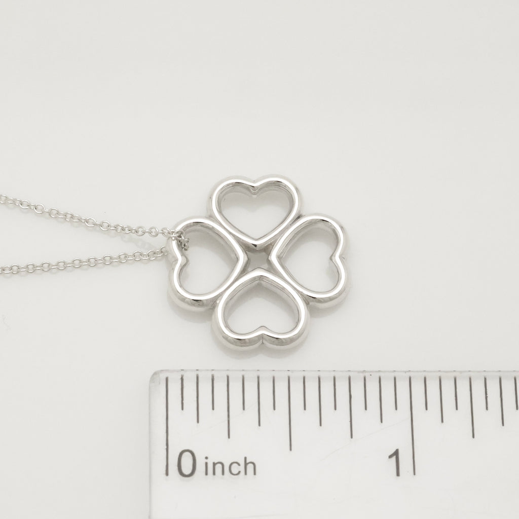 TIFFANY&Co. クローバー ハート ネックレス AG925