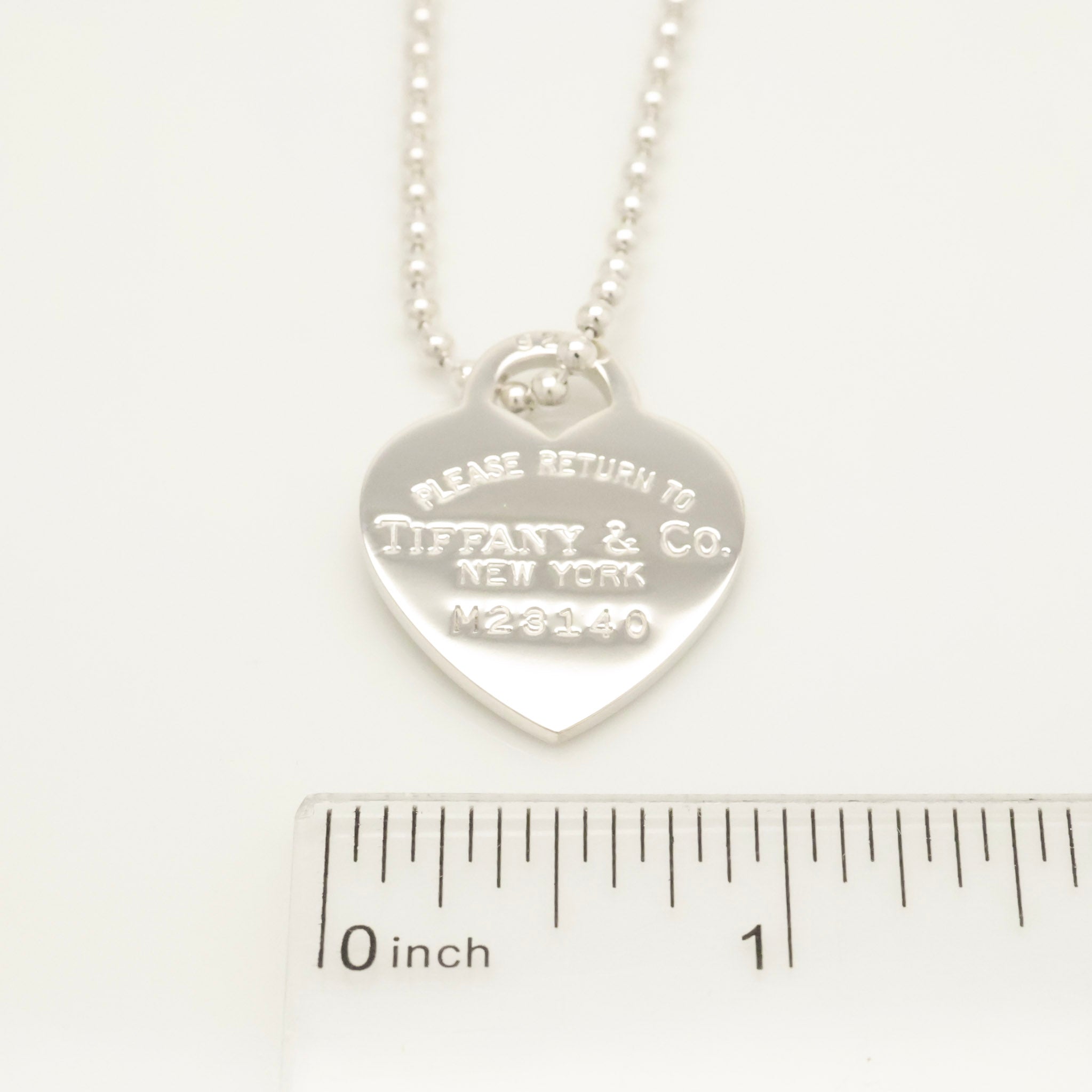 TIFFANY&Co. リターントゥ ティファニー ハート タグ ボール チェーン ネックレス AG925