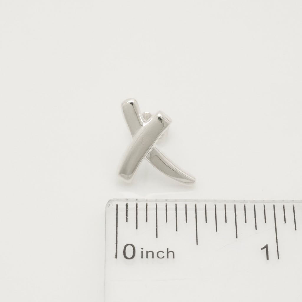 TIFFANY&Co. キス クロス パロマピカソ スタッド ピアス AG925